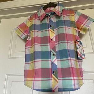 NWT Toddler Boys Short Sleeve Button Up